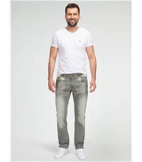Lorenzo Loren Herren Jeans Regular Fit Grau LL-4018