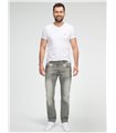 Lorenzo Loren Herren Jeans Regular Fit Grau LL-4018